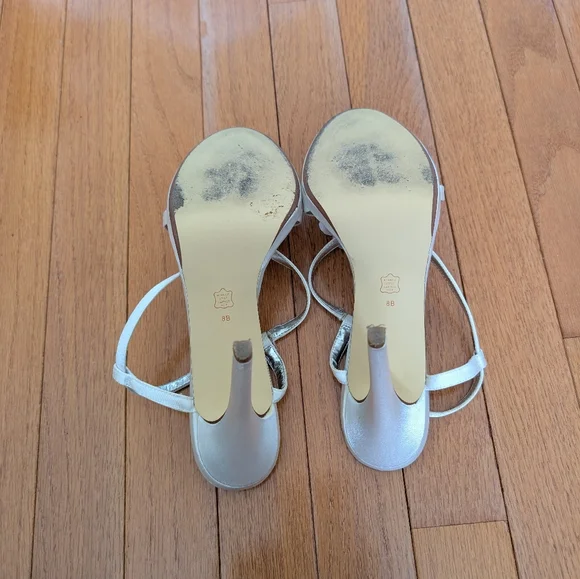 Caparros Ivory Heels with Floral Detail - Picture 3 of 5